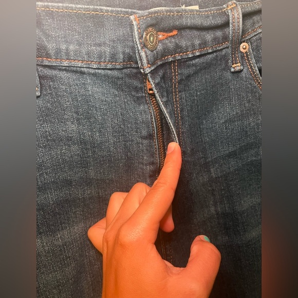 Women’s Levi 505 Straight Blue Jeans Size 10 - Picture 3 of 7